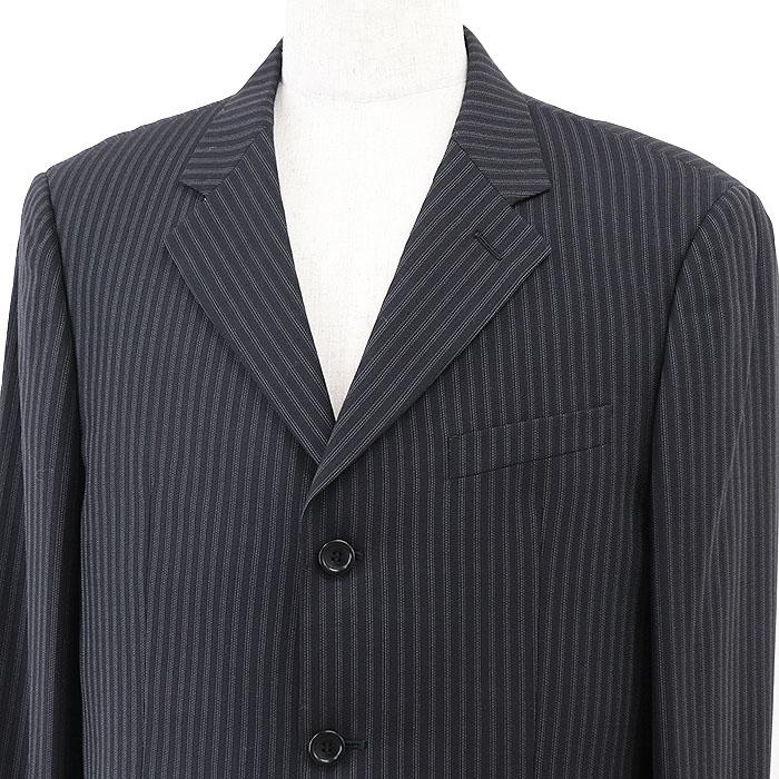 ARMANI COLLEZIONI 3ピース セットアップスーツ ストライプ 紺 SALE】ARMANI COLLEZIONI アルマーニ コレッツォーニ スーツ