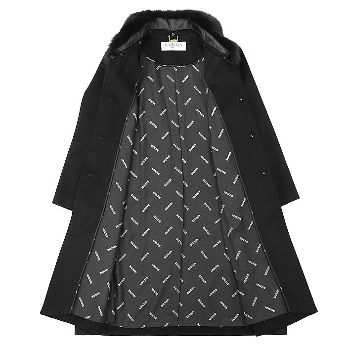 BALMAIN（バルマン） 【極美品】BALMAIN ロングコート パシュミナ100