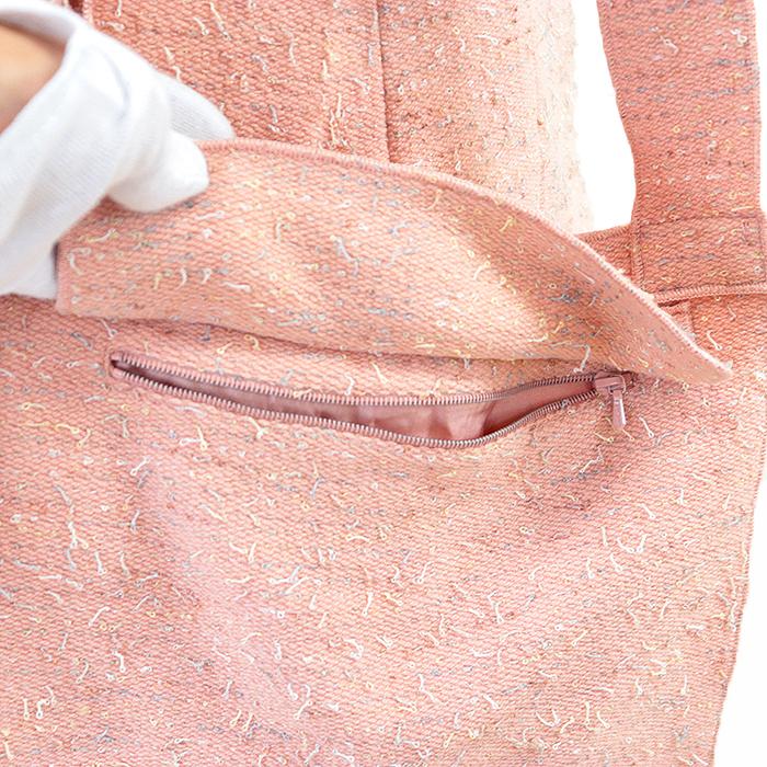 ヴィンテージ【美品】CHANEL シャネル セットアップ 99A P14302 ジャケット スカート COCOマーク ボタン バッグ付属 レディース 40 桃色系の画像