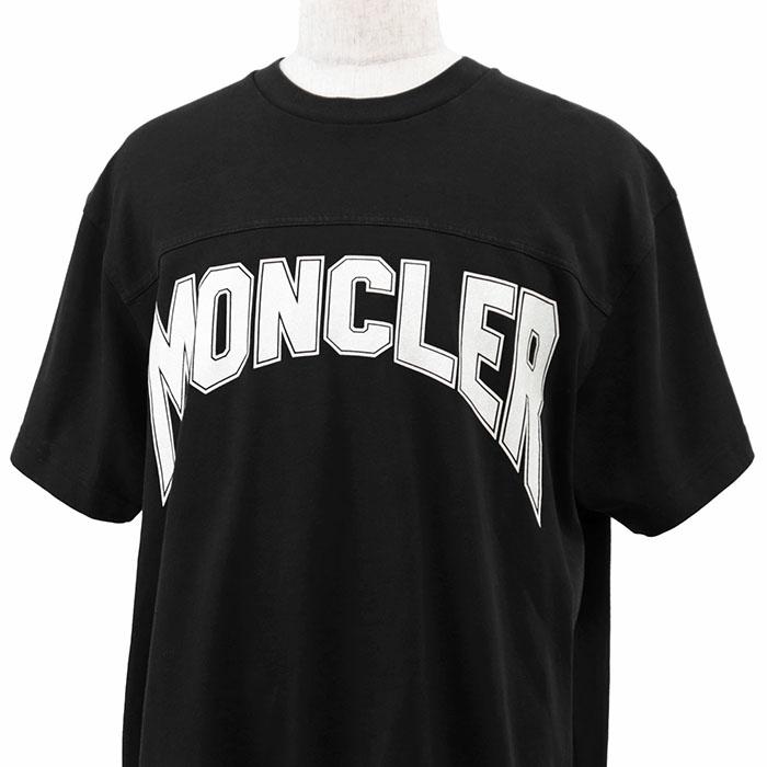 【美品】モンクレール　Tシャツ　ビッグロゴ　S 黒　国内正規品 MONCLER（モンクレール） SALE【美品】MONCLER Tシャツ フットボール