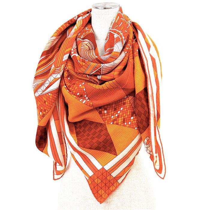 HERMES（エルメス） 【美品】HERMES カレジェアン140 PATCHWORK HORSE