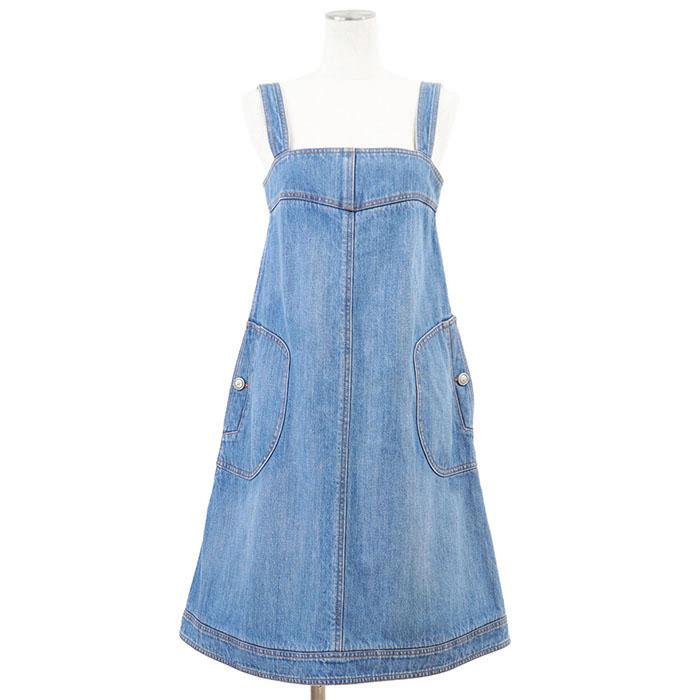 CHANEL（シャネル） ワンピース デニム ジャンパースカート P49628 14
