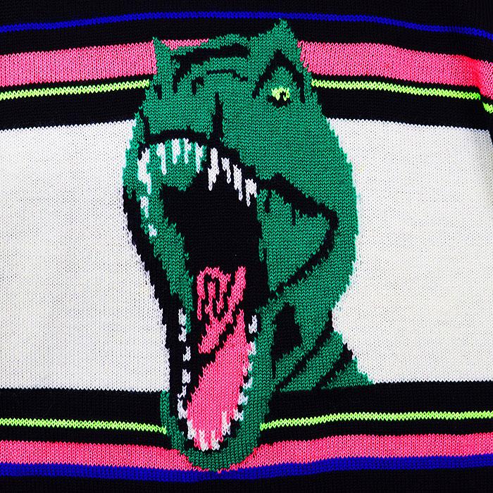 【SALE】SAINTLAURENT PARIS サンローランパリ ニット ダイナソー スター ボーダー ミドルゲージ メンズ サイズ不明 ブラック マルチカラー |  | 02