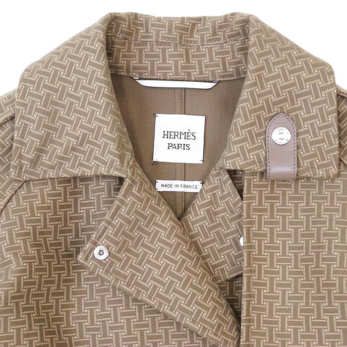 HERMES（エルメス） 【極美品】HERMES モザイクトレンチコート 2024SS