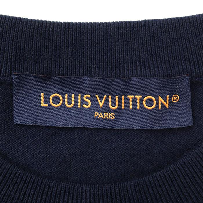 【極美品】Louis Vuitton ジャガードニット LVロゴ イタリア製 M LOUIS VUITTON（ルイ・ヴィトン） 【美品】LOUIS VUITTON ルイ