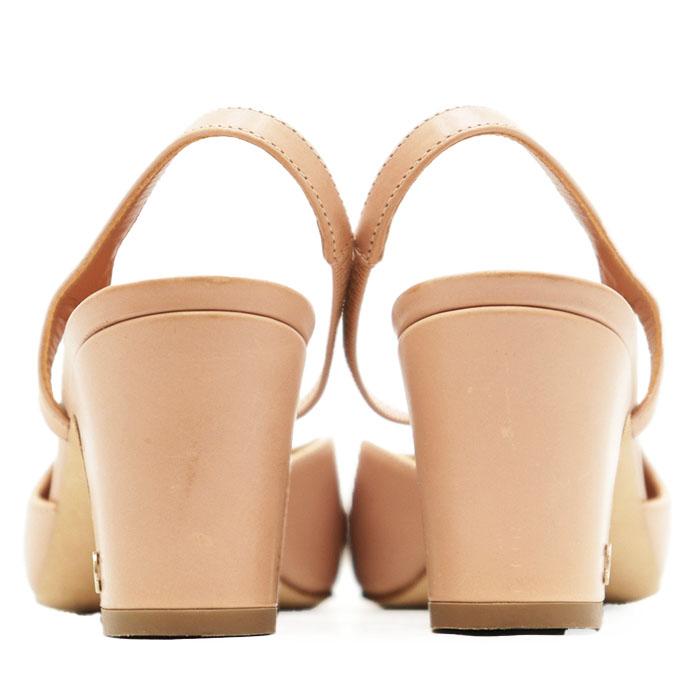 極美品シャネル CHANEL スリングバックパンプス G31318 ベージュ CHANEL（シャネル） パンプス G31318 スリングバック レザー バイ
