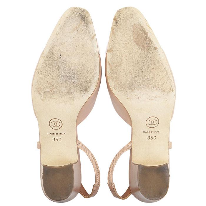 CHANEL（シャネル） パンプス G31318 スリングバック レザー バイ
