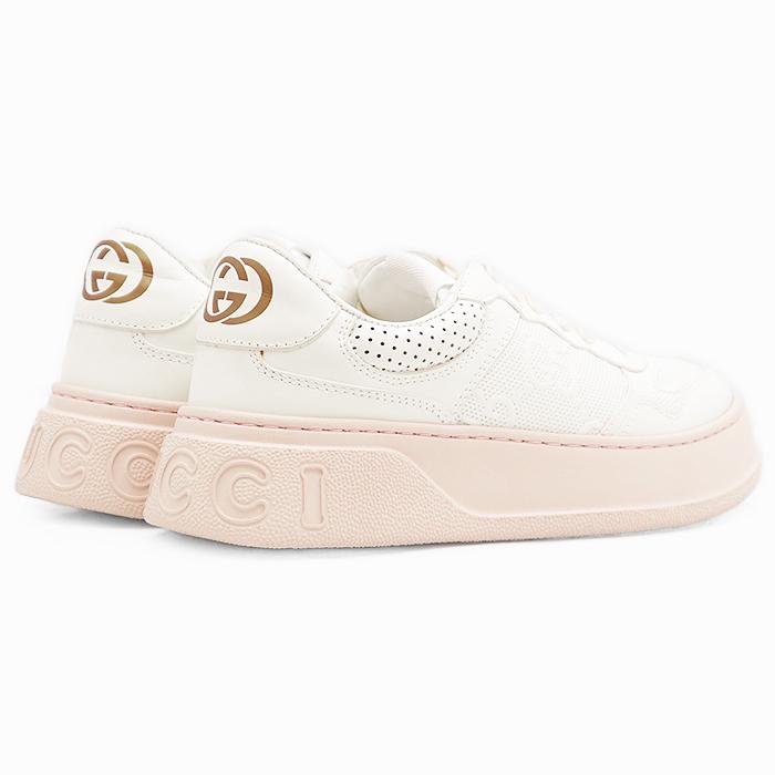 GUCCI（グッチ） 【美品】GUCCI ローカットスニーカー レザー GG 