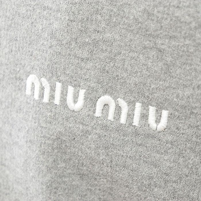美品】Miu Miu ミュウミュウ スウェット 2024年製 ハーフジップ