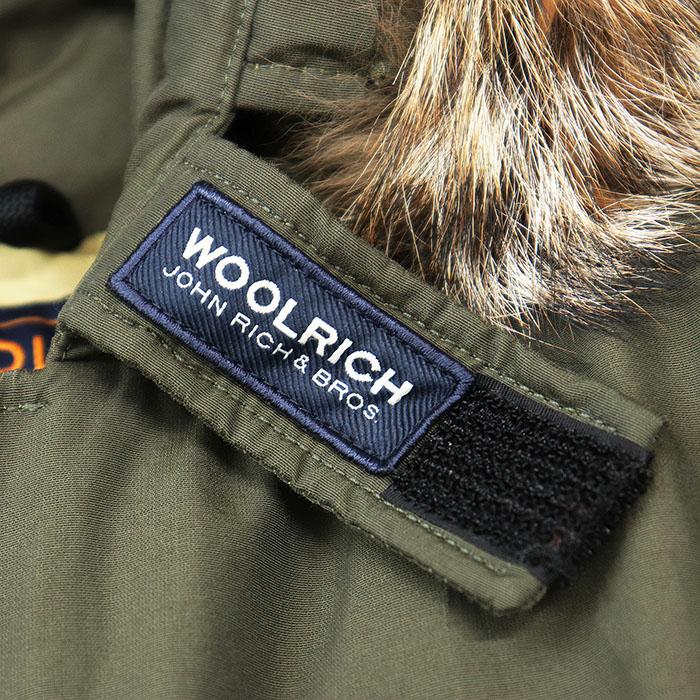 SALE【美品】WOOLRICH ウールリッチ ダウンジャケット ARCTIC PARKA アークティック・パーカ コヨーテファー取り外し可 フーディー アウター メンズ サイズ USA XXS / EU XS オリーブ 緑 モルドバ製 WOOLRICH（ウールリッチ） SALE【美品】WOOLRICH ダウンジャケット