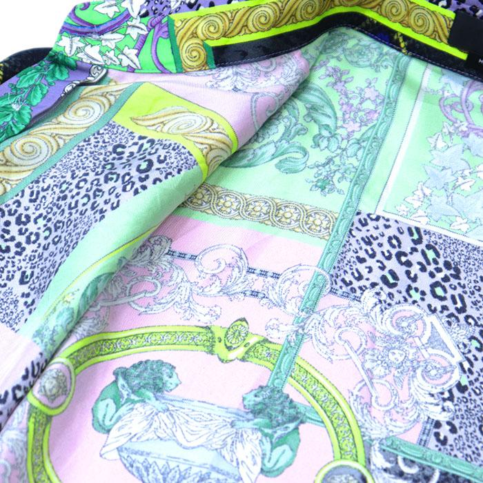 極美品】VERSACE ヴェルサーチ 長袖シャツ HERITAGE FIT ロゴ