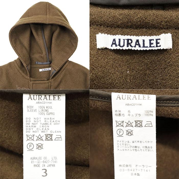SALE【美品】AURALEE オーラリー ダッフルコート ウール100% メルトン