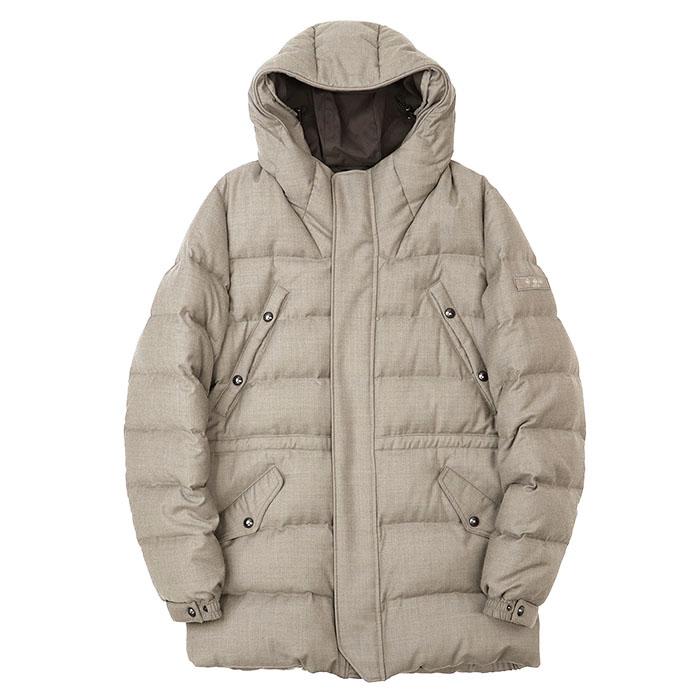 SALE】TATRAS タトラス ダウンジャケット Rライン ロゴ ワッペン