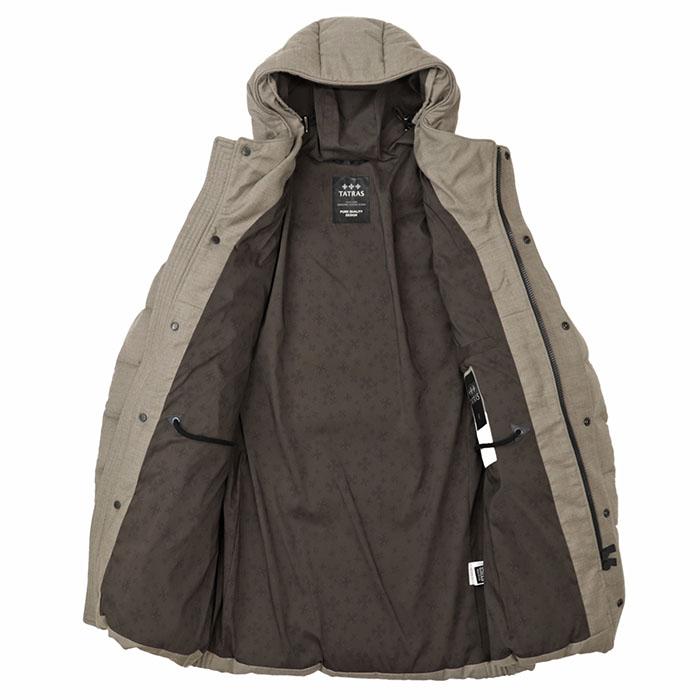 SALE】TATRAS タトラス ダウンジャケット Rライン ロゴ ワッペン