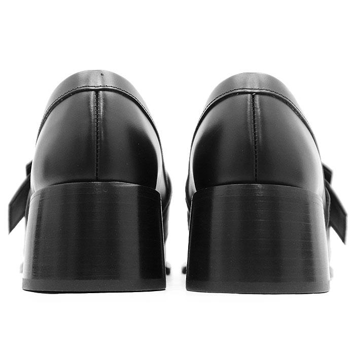 【未使用】Roger Vivier ロジェヴィヴィエ ヴィヴ ローファー レンジャー レザー チャンキーヒール 革靴 袋付属 レディース 36 1/2 黒