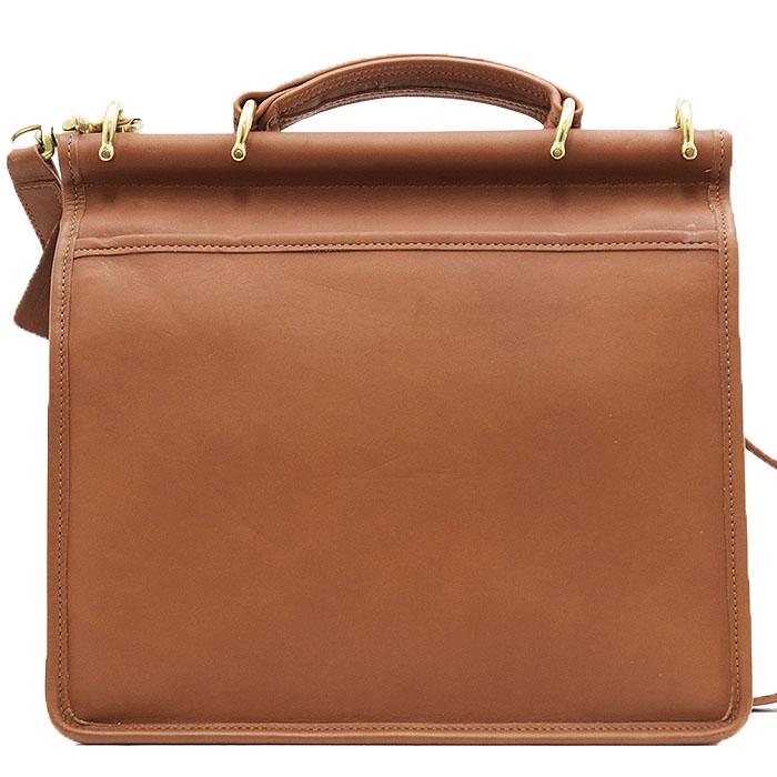 COACH オールドコーチ レザーショルダーバッグ ブリーフケース 赤茶 COACH（コーチ） 【新品同様】COACH オールドコーチ ヴィンテージ