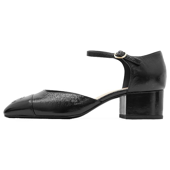 未使用】CHANEL シャネル パンプス メリージェーン 37.5 レディース