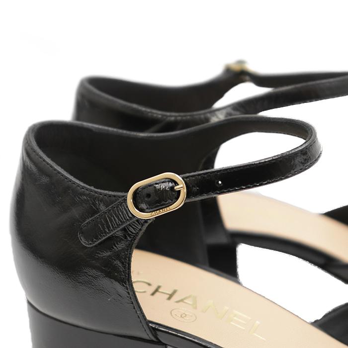 未使用】CHANEL シャネル パンプス メリージェーン 37.5 レディース