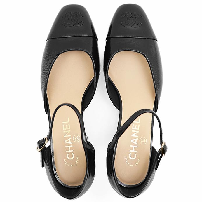 未使用】CHANEL シャネル パンプス メリージェーン 37.5 レディース
