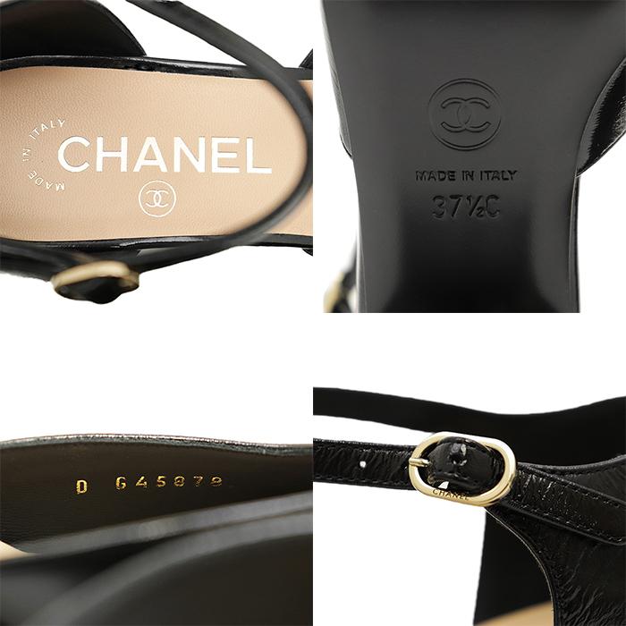 未使用】CHANEL シャネル パンプス メリージェーン 37.5 レディース