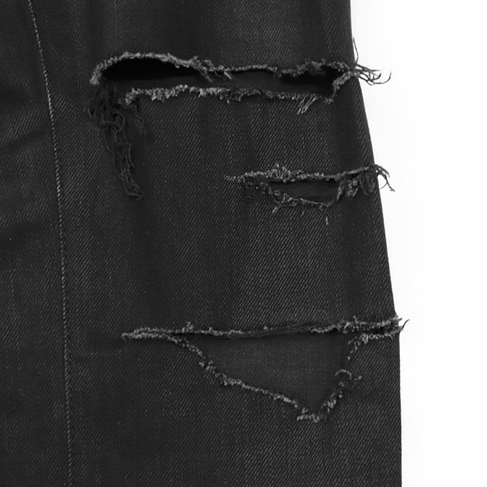 【美品】SAINT LAURENT PARIS サンローランパリ デニムパンツ 28 メンズ ダメージ加工 スキニー ストレッチ ジーンズ ボトムス 黒 エディ期 |  | 02