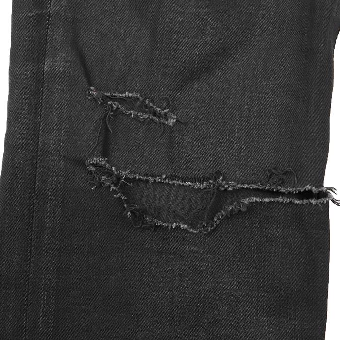 【美品】SAINT LAURENT PARIS サンローランパリ デニムパンツ 28 メンズ ダメージ加工 スキニー ストレッチ ジーンズ ボトムス 黒 エディ期 |  | 03