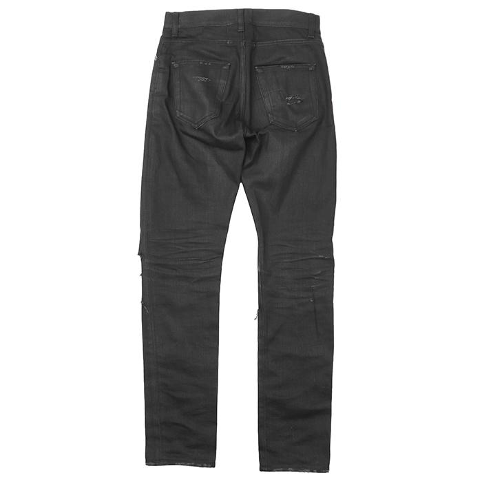 【美品】SAINT LAURENT PARIS サンローランパリ デニムパンツ 28 メンズ ダメージ加工 スキニー ストレッチ ジーンズ ボトムス 黒 エディ期 |  | 04