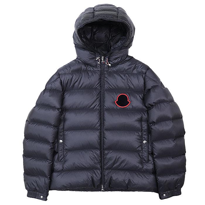 MONCLER モンクレール ダウンジャケット SASSIERE GIUBOTTO サシェール 2019年製 デカロゴ ワッペン ナイロン100% アウター メンズ サイズ 5 ネイビー 紺 モルドバ製 MONCLER（モンクレール） ダウンジャケット SASSIERE GIUBOTTO