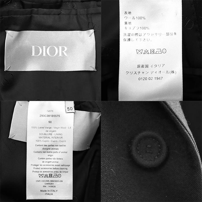 Dior ディオール コート 50 メンズ チェスター 22AW コブラバックル