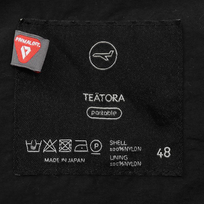 TEATORA テアトラ デバイスコート サイズ 48 メンズ PACKABLE