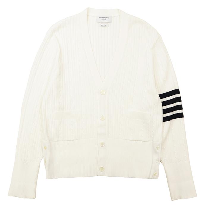 美品】THOM BROWNE トムブラウン ニットカーディガン 4 メンズ 4BAR