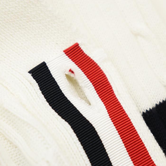 美品】THOM BROWNE トムブラウン ニットカーディガン 4 メンズ 4BAR