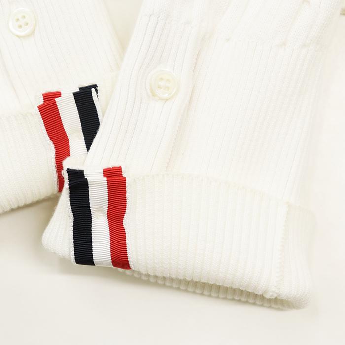 美品】THOM BROWNE トムブラウン ニットカーディガン 4 メンズ 4BAR