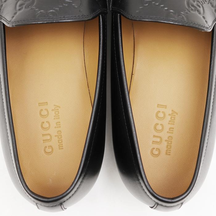 GUCCI（グッチ） 【未使用】GUCCI レザーローファー 7 1/2 メンズ