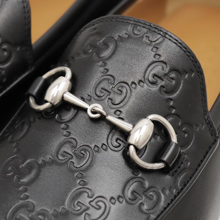 GUCCI（グッチ） 【未使用】GUCCI レザーローファー 7 1/2 メンズ