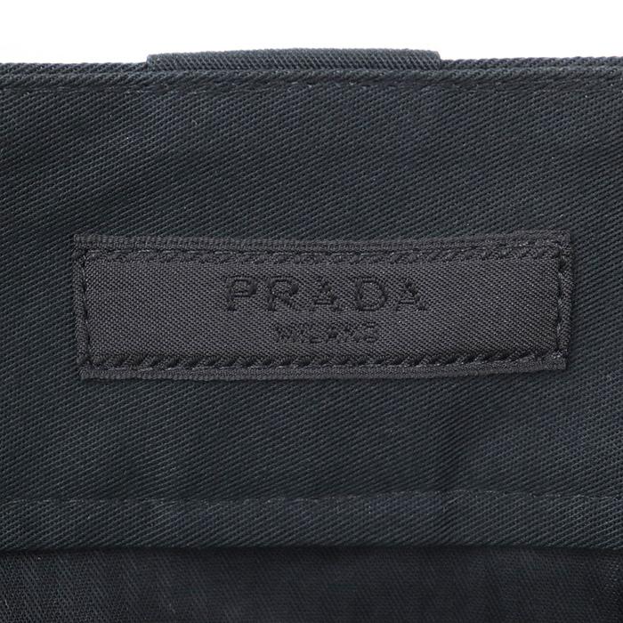 極美品】PRADA プラダ パンツ ハーフ M メンズ 23年製 ロゴ 