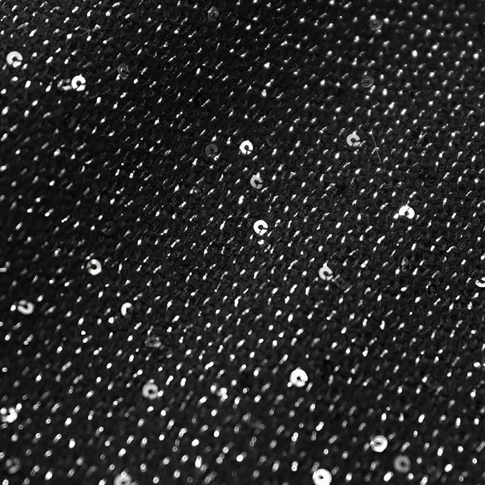 【極美品】SAINT LAURENT PARIS サンローランパリ ブルゾン テディボンバー 46 メンズ 19年製 ロゴ ラメスパンコール ジャケット 黒 伊製 |  | 07