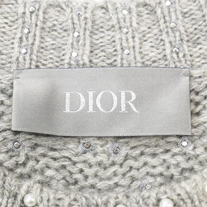 美品】Dior ディオール ニット ウール/カシミヤ S メンズ フェイク