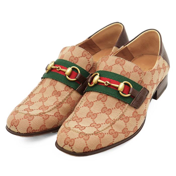 【GUCCI】 ホースビット シェリーラインローファー 茶 GUCCI（グッチ） SALE【新品同様】GUCCI ホースビットローファー