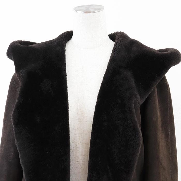SALE】DONNAKARAN ダナキャラン ムートンコート S レディース 