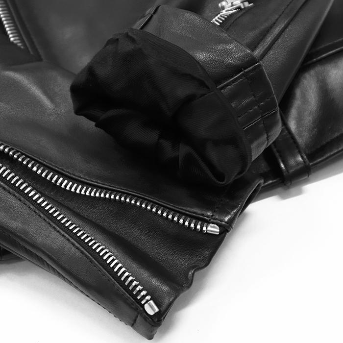 SAINT LAURENT PARIS サンローランパリ ジャケット 36 レディース レザー ライダース シルバージップ 羊革 アウター ブラック イタリア製 |  | 08
