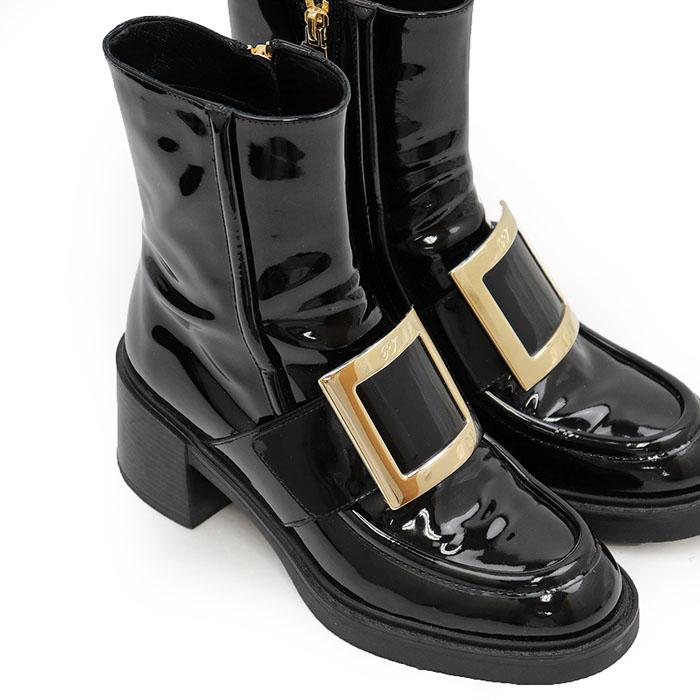 roger vivier ロジェヴィヴィエ　36 エナメル　23cm 新品同様】Roger Vivier ロジェヴィヴィエ ブーツ エナメル 36h