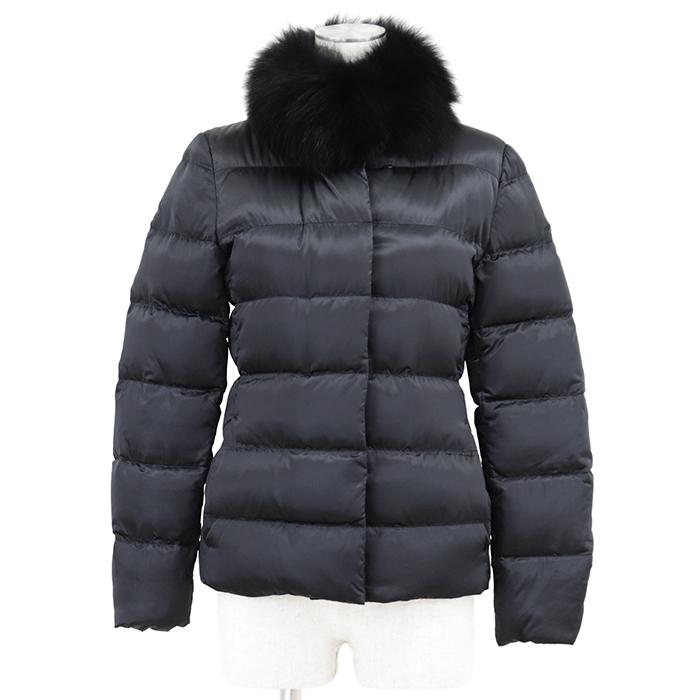 PRADA プラダ ウィメンズ レディース ダウンジャケット ネイビー 38 PRADA（プラダ） 【美品】PRADA ダウンジャケット 38 レディース 2017