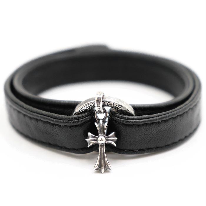 希少】CHROME HEARTS クロムハーツ レザーブレスレット ユニセックス 