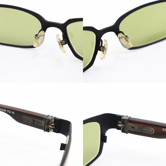 【美品】CHROME HEARTS クロムハーツ サングラス 56□17-136 DIXON YU-A カラーレンズ UV400 SPF50+ PA+++ 付属有 ブラック ダークブラウンの画像