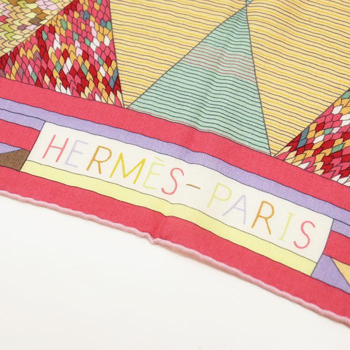 HERMES（エルメス） 【美品】HERMES カレジェアン140 PATCHWORK HORSE