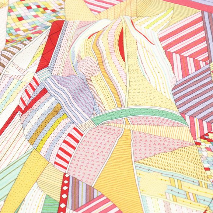 HERMES（エルメス） 【美品】HERMES カレジェアン140 PATCHWORK HORSE