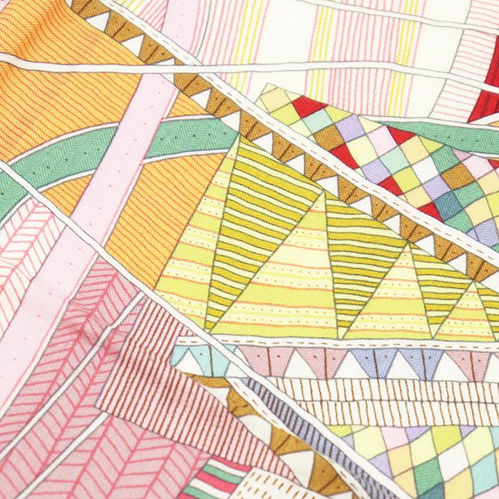 HERMES（エルメス） 【美品】HERMES カレジェアン140 PATCHWORK HORSE
