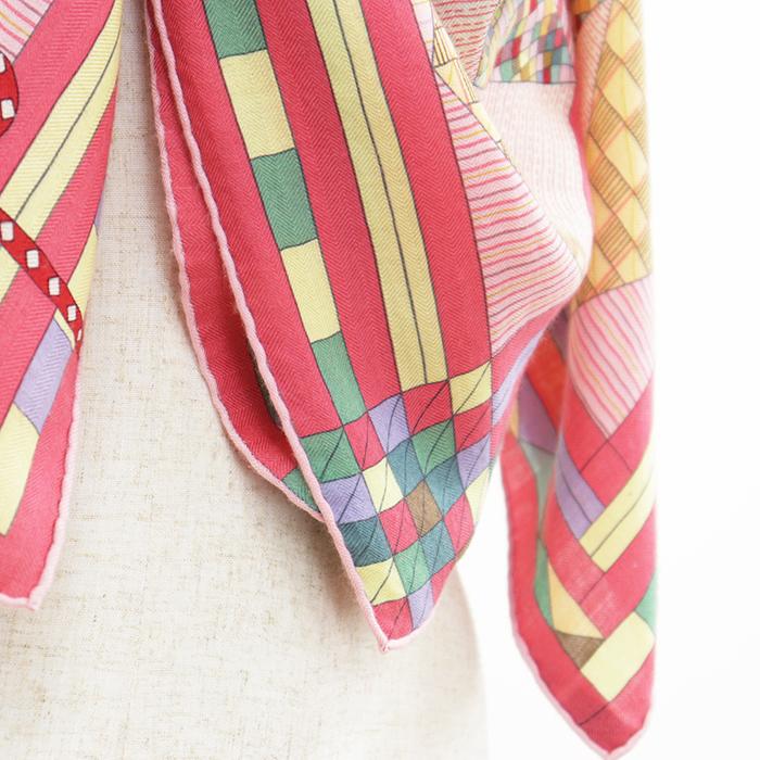 HERMES（エルメス） 【美品】HERMES カレジェアン140 PATCHWORK HORSE