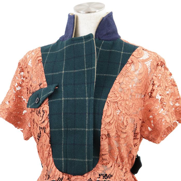 sacai（サカイ） SALE【極美品】Sacai ショートスリーブドレス サイズ
